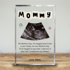Baby Ultrasound Photo Acrylic Plaque - Mother's Day Gifts For Pregnant Moms - First Mothers Day Gift - Gift From Baby Bump
