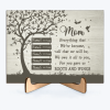 Family Tree Gifts For Mom - Personalized Mother's Day Gifts With Kids Names - Custom Wooden Family Tree Plaque