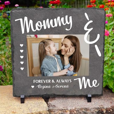 New Mothers Day Gift - Mommy And Me - New Mom Custom Picture Stone - New Mommy Gift - Gift For Wife From Husband - Mothers Day Gift For New Mom