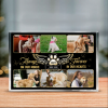 Custom Photo Pet Acrylic Plaque - Personalized Dog Memorial Keepsake - Pet Loss Gifts