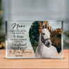 Custom Horse Memorial Acrylic Plaque - Horse Memorial Gift - Horse Photo Memorial Keepsake - Horse Sympathy Gift