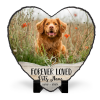 Custom Pet Gravestone Forever Loved - Burial Stones For Pets - Dog Memorial Headstones - Garden Stone Memorial For Dog