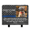 Thin Blue Line Officer K9 Police Dog Memorial Slate - Sympathy Loss Of A Police Dog - K9 Police End Of Watch Gifts
