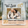Personalized We Still Do 20 Years And Counting Acrylic Plaque - 20th Wedding Anniversary Gift For Couples, Parents - Platinum Wedding Anniversary Gift
