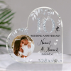 Personalized 10 Year Anniversary Acrylic Block - 10th Wedding Anniversary Gift - Tin, Aluminum Anniversary Gift - Ten Years Anniversary Keepsake