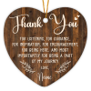 Thank You For Being A Part Of My Journey - Personalized Friends Christmas Ornament - Best Friends Keepsake Gifts