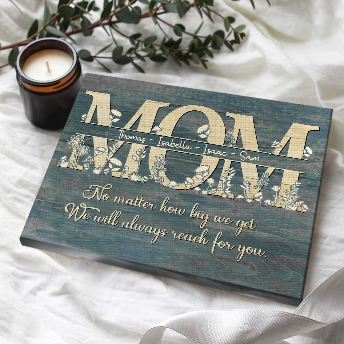 For Mom Personalized Gifts With Children's Names Personalized Christmas  Gifts For Mom, Mom Sign With Kids Names