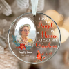 I Have An Angel In Heaven I Call Her Grandma - Grandma Memorial Personalized Photo Glass Ornament - Sympathy Gifts For Loss Of Grandma