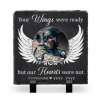 Personalized Motorcycle Remembrance Garden Stone - Motorcycle Sympathy Gifts - Biker Condolence Gift - Memorial Stone For Motorcycle Biker