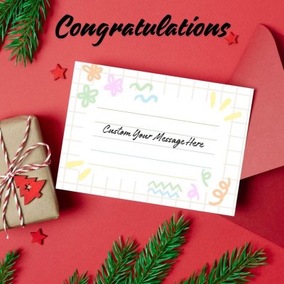 Personal Message Gift Note Card 7x5 Inches 4 Personal Message Gift Note Card 7×5 Inches