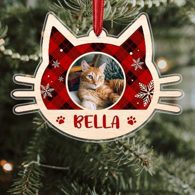 personalized cat christmas name ornaments cat ornaments for christmas cat decorations for christmas cat ornaments for christmas tree