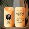 Candle Sympathy Gifts, Bereavement Gifts, Memorial Gifts for Loss of Mother, Remembrance Gifts, Custom Sympathy Led Candles, Loss Of Dad Gift