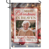 merry christmas in heaven yard flags - custom photo memorial garden flag - christmas cemetery flag decoration - condolence gift