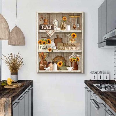 sunflower kitchen wall decor - farmhouse wall decor for kitchen - dining wall art - kitchen wall decor art - kitchen gifts for her