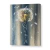 just breathe canvas wall art - dandelion flower wall decor - botanical wall art - inspirational wall art - bedroom decor art