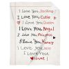 Valentine's Day Gifts - I Love You Handwriting Custom Blanket – Romantic Gift for Her - Lovers Day Gifts