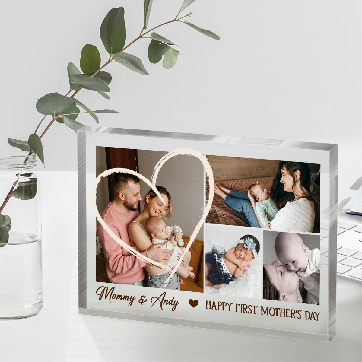 First Mothers Day Acrylic Photo Plaque - 1st Mother's Day Gift From Baby - Our First Mothers Day Together - Personalized First Mother's Day 2025 1 First Mothers Day Acrylic Photo Plaque - 1st Mother's Day Gift From Baby - Our First Mothers Day Together - Personalized First Mother's Day 2025