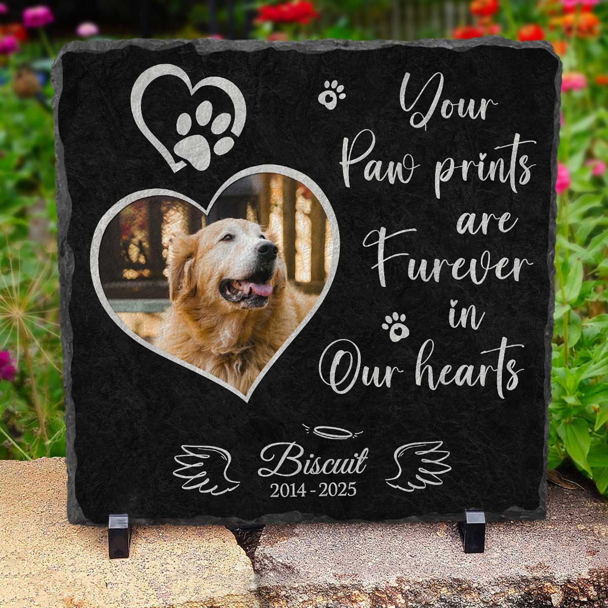 Personalized Photo Dog Pet Memorial Stones - Dog Memorial Gifts for Loss of Dog - Pet Memorial Grave Markers 1 Personalized Photo Dog Pet Memorial Stones - Dog Memorial Gifts for Loss of Dog - Pet Memorial Grave Markers