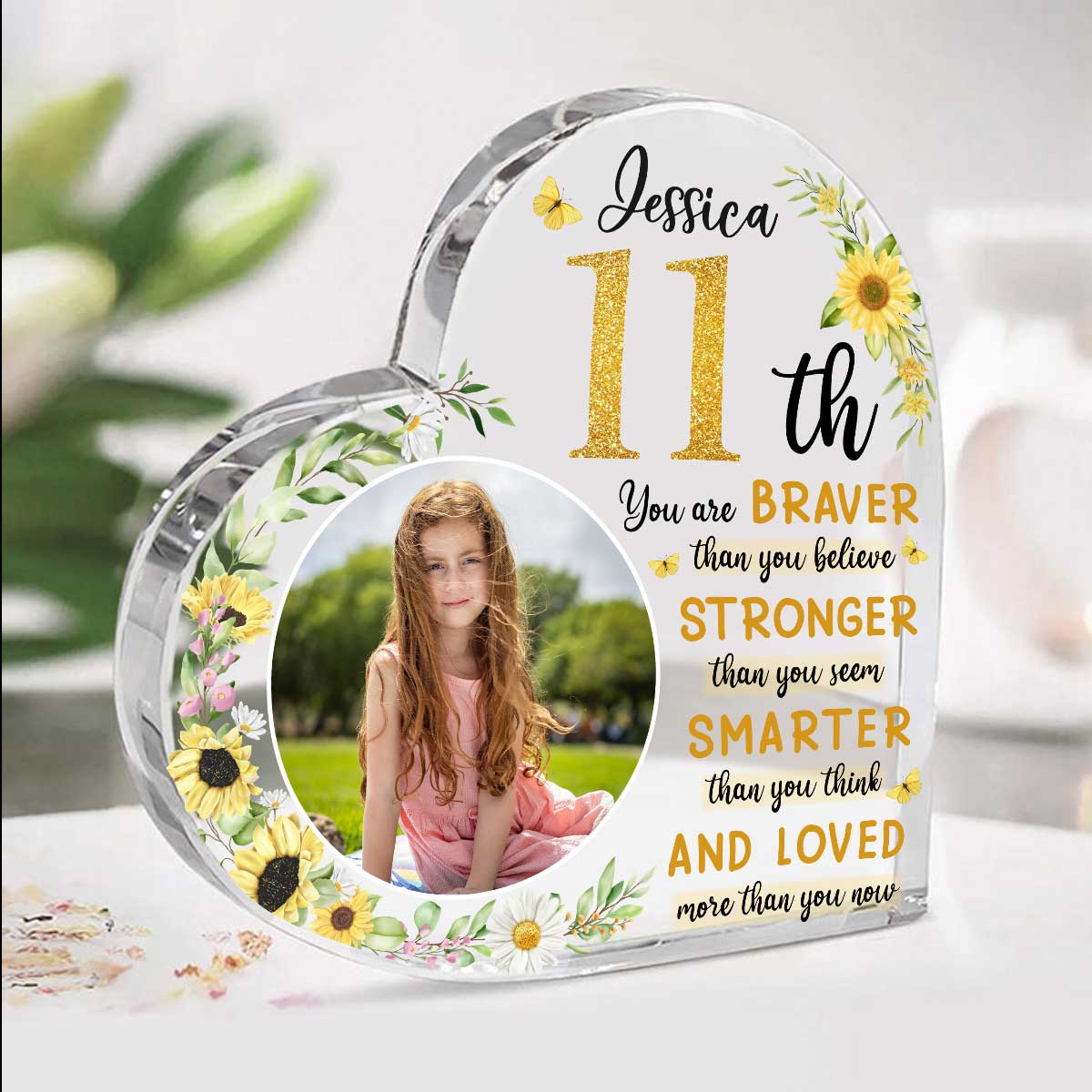 11th Birthday Personalized Acrylic Plaque - Birthday Presents For 11 Year Olds - 11th Birthday Gift For Girl - Unique Birthday Gift For Daughter 1 11th Birthday Personalized Acrylic Plaque - Birthday Presents For 11 Year Olds - 11th Birthday Gift For Girl - Unique Birthday Gift For Daughter