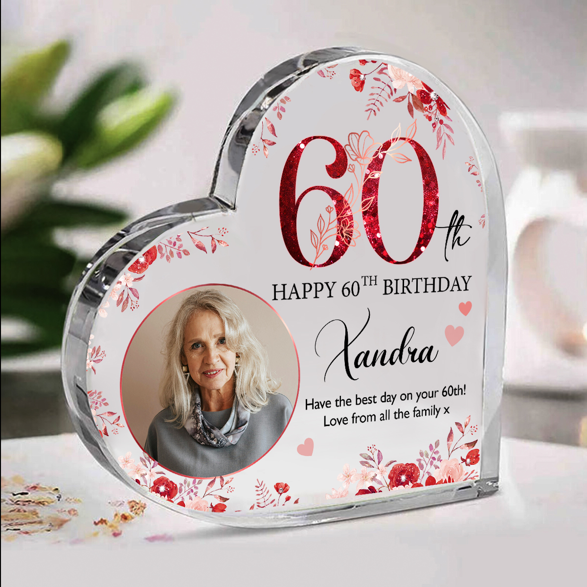 Personalized 60th Birthday Acrylic Plaque - Custom 60th Birthday Gifts - Gifts For 60th Birthday Woman - Best Birthday Gift For Mother 1 Personalized 60th Birthday Acrylic Plaque - Custom 60th Birthday Gifts - Gifts For 60th Birthday Woman - Best Birthday Gift For Mother