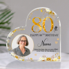 Personalized 80th Birthday Acrylic Plaque - Custom 80th Birthday Gifts - 80th Birthday Gift Ideas - Grandma Birthday Gifts