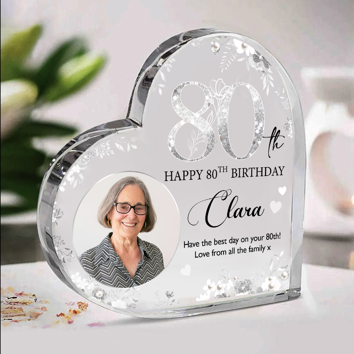 Personalized 80th Birthday Acrylic Plaque - Custom 80th Birthday Gifts - 80th Birthday Gift Ideas - Grandma Birthday Gifts 1 Personalized 80th Birthday Acrylic Plaque - Custom 80th Birthday Gifts - 80th Birthday Gift Ideas - Grandma Birthday Gifts