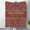 grandma mothers day gift - grandma blanket with names - grandma birthday gifts - gifts from grandkids