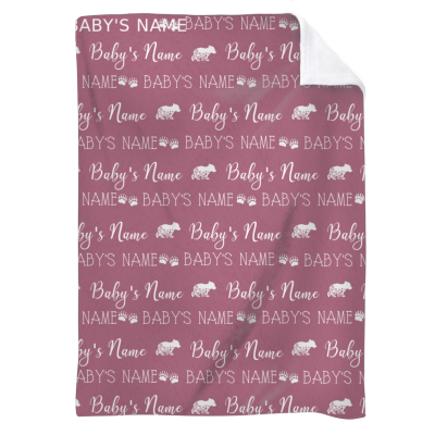 custom newborn blanket with name - newborn baby gifts - baby shower gift - new mom gift
