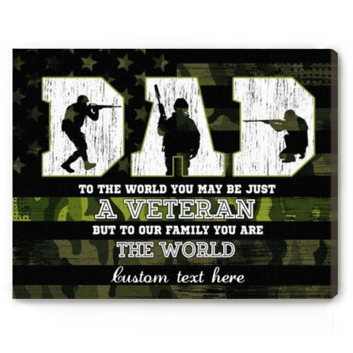 Fathers Day Military Gifts - Army Gifts For Dad - Veterans Dad Gifts - Custom Veteran Dad Sign 2 wciLTFfcZ3 9MPH8e7euc7oVJ34D3ha4K