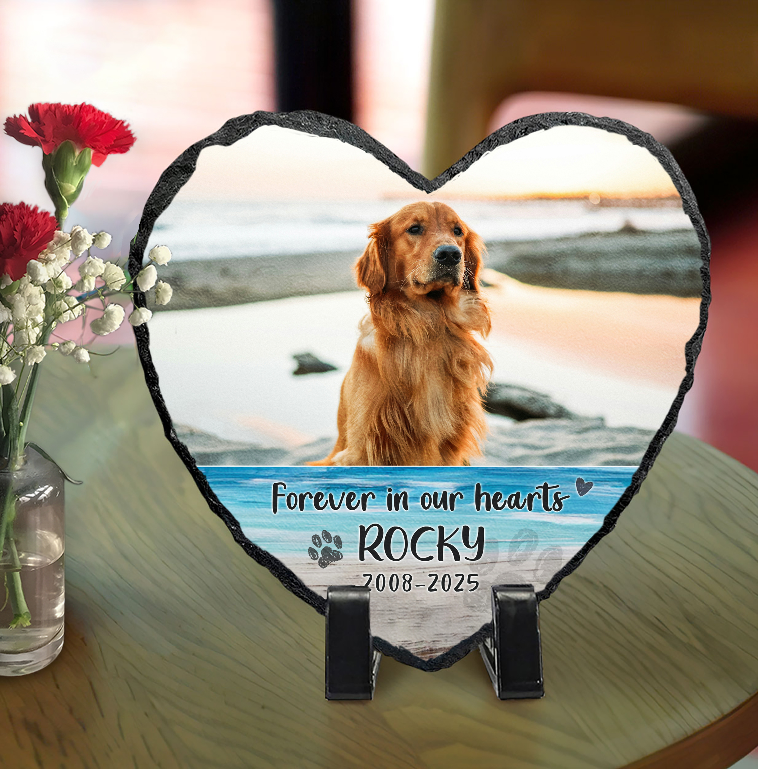 Pet Dog Memorial Stones, Personalised Dog Memorial Gifts, In Memory Of Gifts For Dogs, Gift For Someone Who Lost A Pet