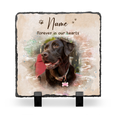 Dog Memorial Stone For Garden, Personalized Pet Loss Gifts, Memorial Gifts For Loss Of Dog, Dog Sympathy Gifts