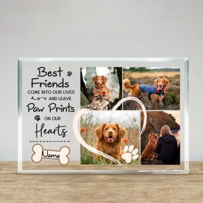 Dog Memorial Plaque, Personalized Dog Memorial Photo Acrylic Block, Dog Grief Gifts, Pet Remembrance Gifts, Keepsake For Dogs