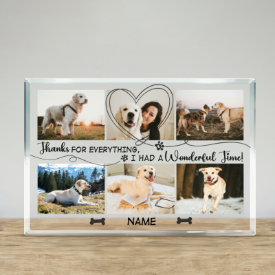 Personalized Acrylic Plaque For Loss Pet, Custom Dog Memorial Gifts, Dog Death Gifts, Unique Gifts For Pet Loss, Pet Fur Keepsake