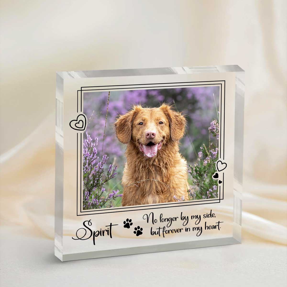 Personalized Pet Memorial Plaque, Photo Pet Memorial Gift, Pet Loss Keepsake, Pet Memorial Photo Plaque, Dog Cat Pet Memorial Gifts
