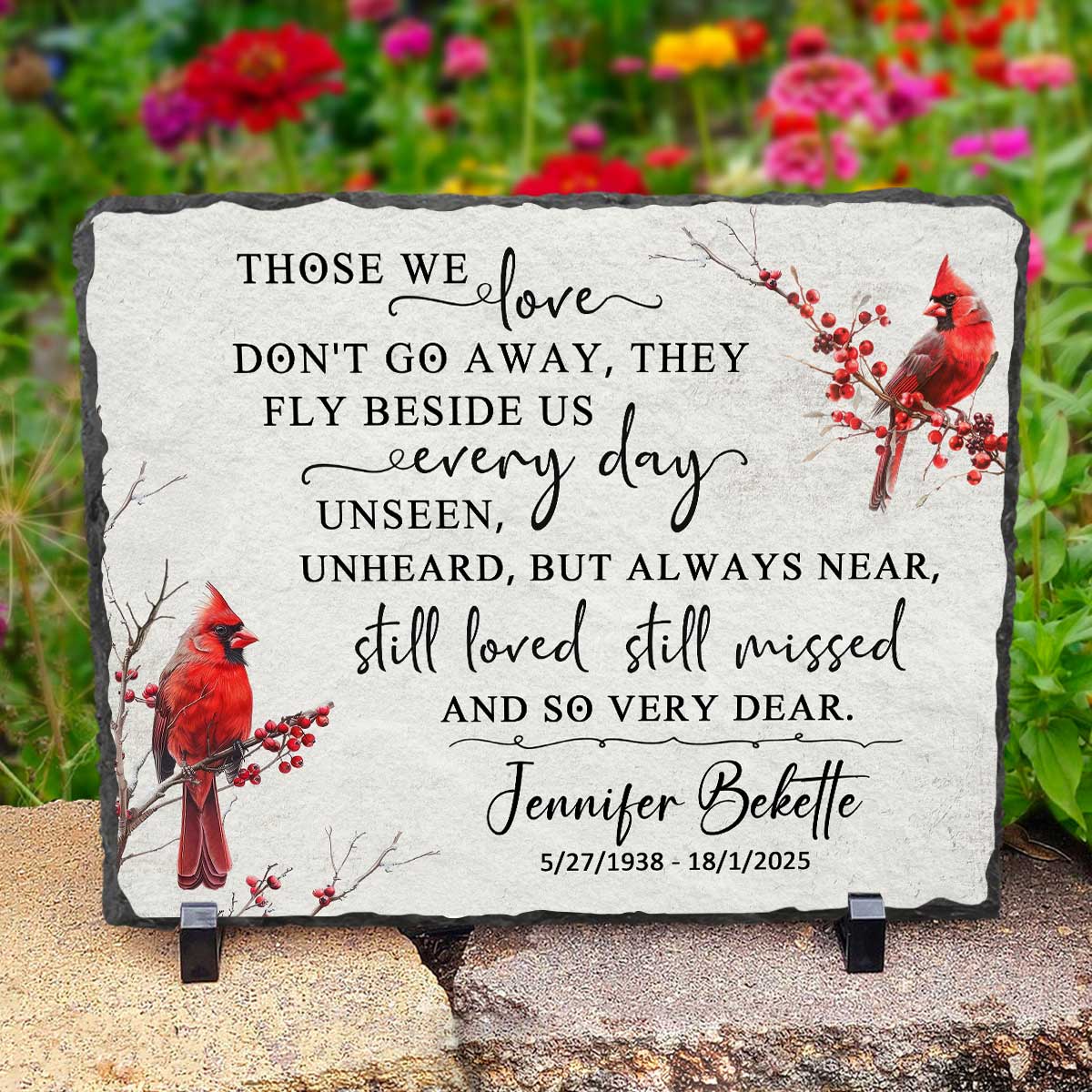 Customized Memorial Garden Stones, Perfect Keepsake for Memorial Garden, Gifts To Remember A Loved One, Remembrance Gifts