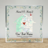 Custom First Home Map Acrylic Plaque, Personalised First Home Gift, New Home Gifts, New House Gift, Gift for New Homeowners, Gift for Couples