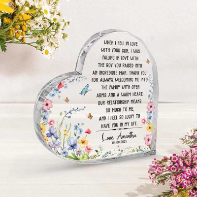 Mother of the Groom Gift, Personalized Mother of the Groom Gift Plaque, Gift from Bride, Wedding Keepsake Gifts for Mother of the Groom