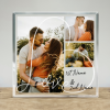 Photo Block Acrylic Custom Picture Frame, Personalized Photo Gifts, Acrylic Block Wedding Gift, Gifts for Couples, Anniversary Gift, Gifts for Her
