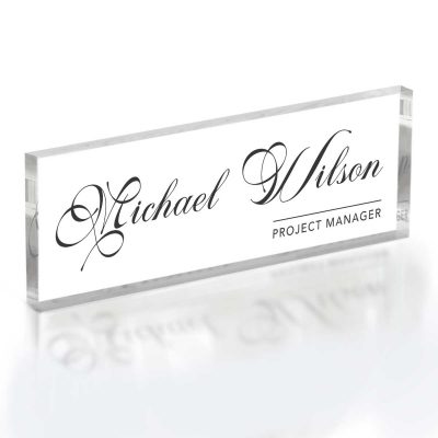 Desk Name Plaque, Name Plate for Desk, Personalized Acrylic Gift, Custom Office Name Sign, Office Desk Name Plate, Office Decor