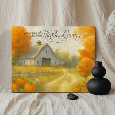 Thanksgiving Wall Art, Thanks And Giving Sign, Thankful Fall Decoration, Thanksgiving Decor for Home, Autumn Decoration