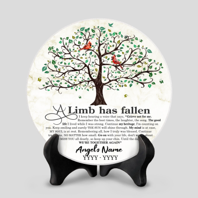 Personalized Memorial Garden Stone, Custom Remembrance Stone with Poem, Remembrance Keepsake, Sympathy Gift for Loss of Loved One