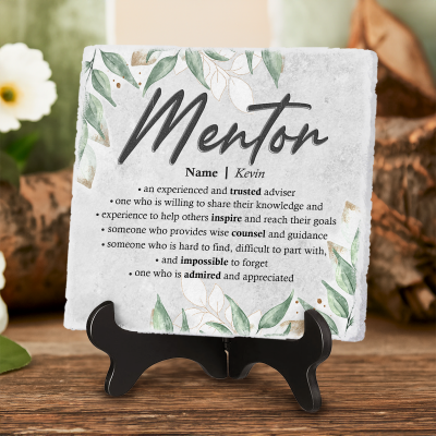 Thank You Gift For Mentor, Mentor Teacher Gifts, Mentor Appreciation Gifts, Mentor Gifts, Personalized Mentor Definition Ceramic Stone