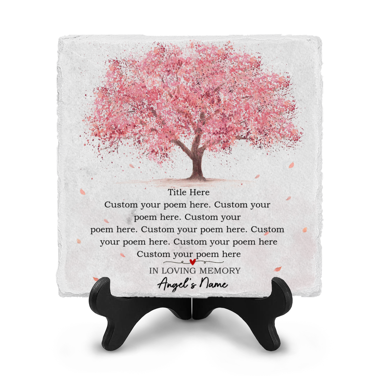 Products 62 Custom Memorial Garden Stones, Memorial Tree Plaques, Personalized Gifts For Bereavement