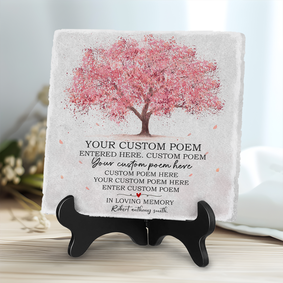 Custom Memorial Garden Stones, Memorial Tree Plaques, Personalized Gifts For Bereavement