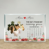 Personalized Photo and Calendar Anniversary Plaque, The Day I Found My Missing Piece Acrylic Desk Plaque, Customised Valentine Gifts