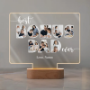 Personalized Bonus Dad Photo LED Night Light, Custom Stepdad Gift, Photo Keepsake for StepFather