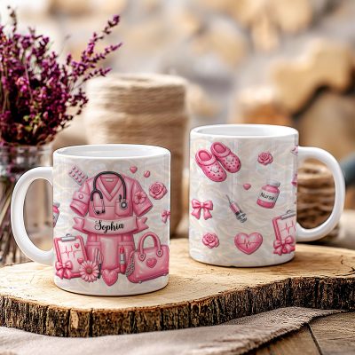 personalized appreciation nurse 3D mug nurse gift