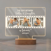 Personalized Father Daughter LED Night Light, Daddy and Daughter Gift, Family Memory Keepsake Light Lamp