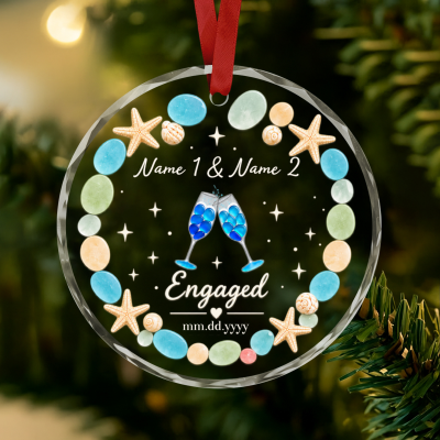 personalized-beach-engaged-ornament-engagement-gift