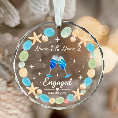 personalized-beach-engaged-ornament-engagement-gift